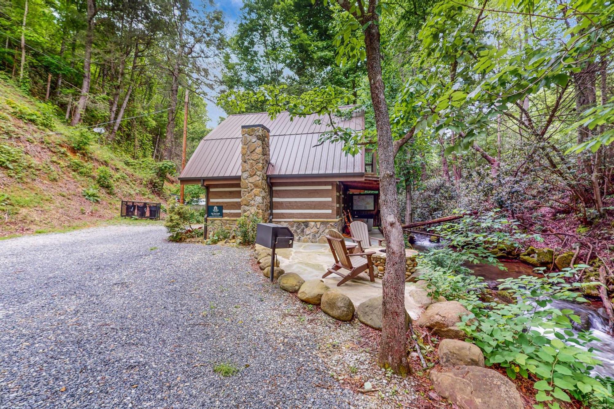 Up The Creek Villa Гетлинбург Екстериор снимка